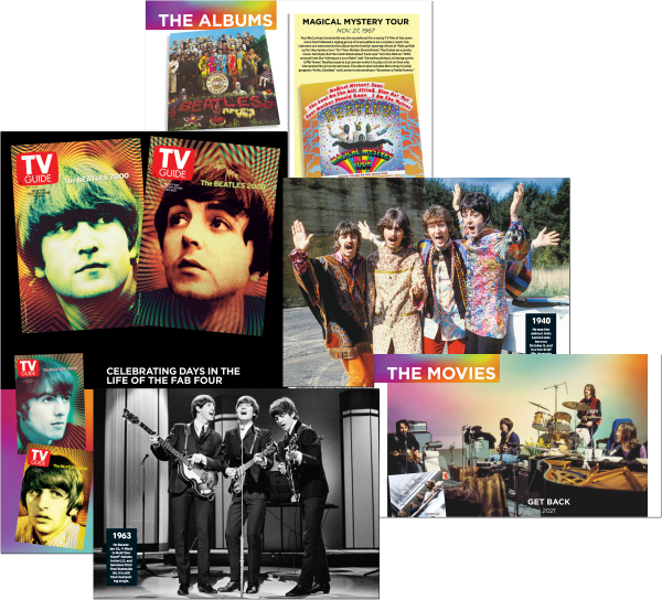 Beatles Calendar 2026 spread